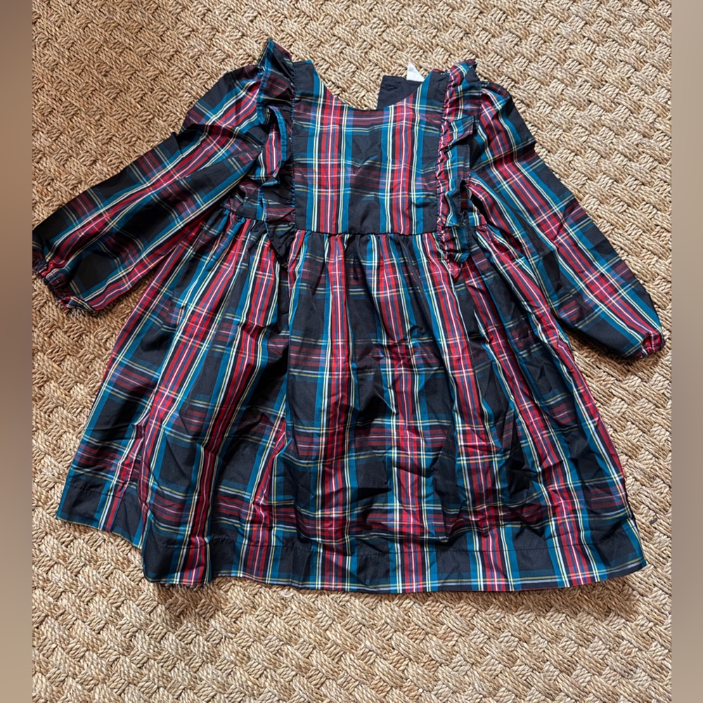 Girls GAP Kids Classic Holiday Tartan Plaid Dress – Size 5
